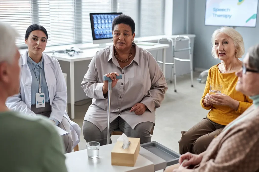 People at a doctor's office